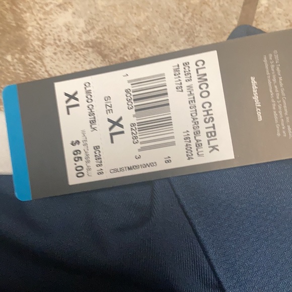 NWT XL Men’s Adidas Golf / Collared Shirt - Picture 5 of 7